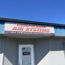Sign at Compressed Air Systems, now the NWP Arlington Branch.
