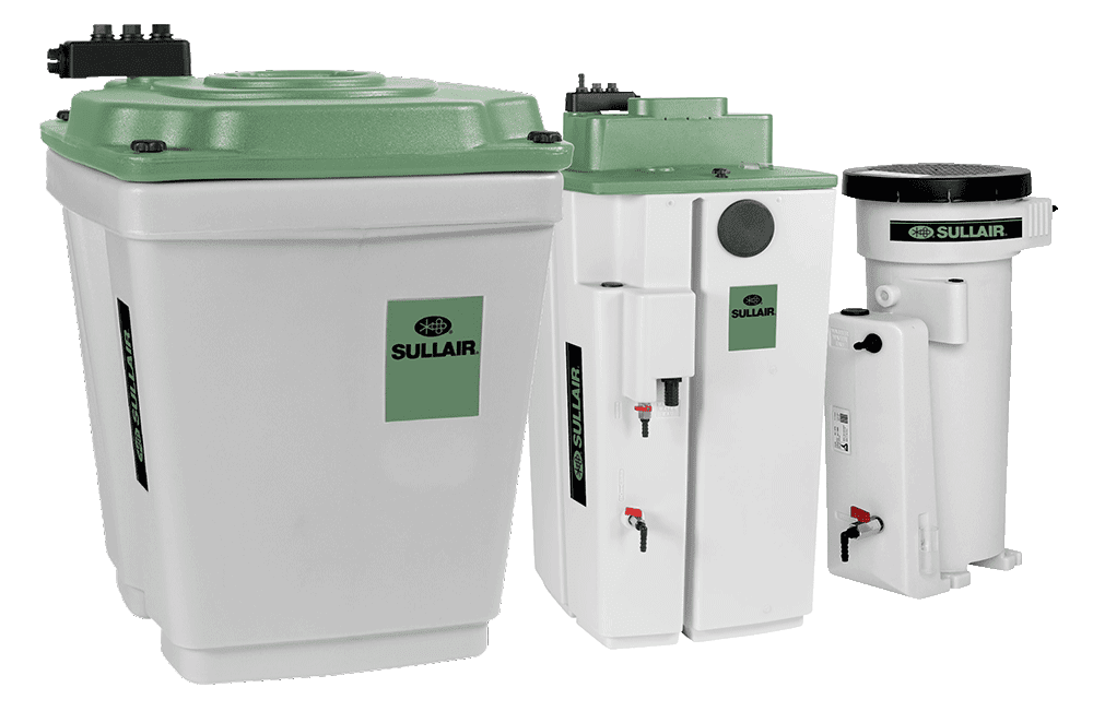 three sizes of SULLIPRO oil-water separator